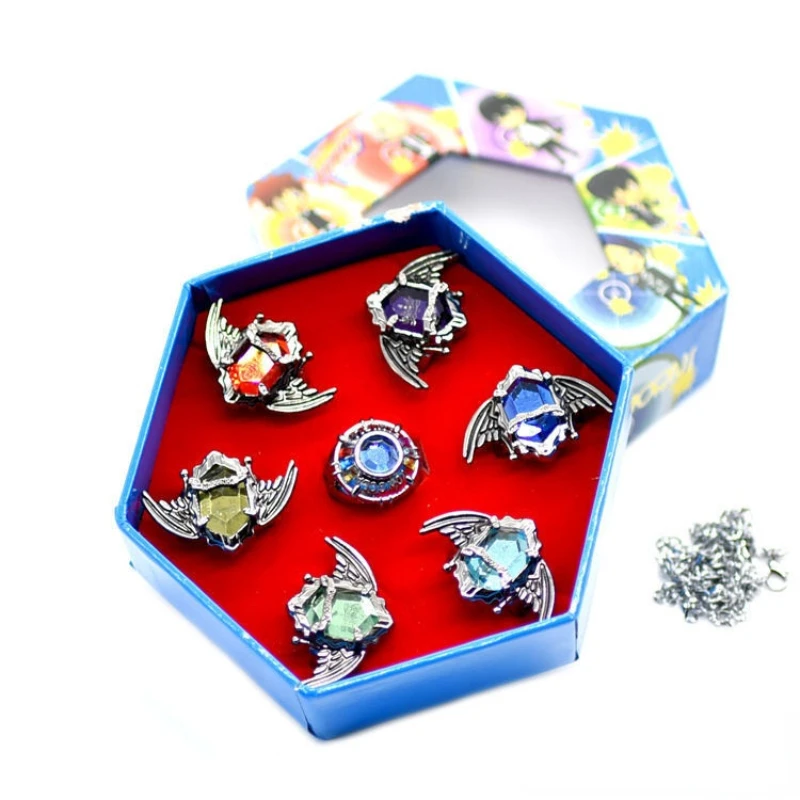 7 Pieces / Set Katekyo Hitman Reborn Fashion Alloy Pengo Column Ring Anime Cosplay Ring Jewelry Gift for Men And Women
7 Pieces / Set Katekyo Hitman Reborn Fashion Alloy Pengo Column Ring Anime Cosplay Ring Jewelry Gift for Men And Women