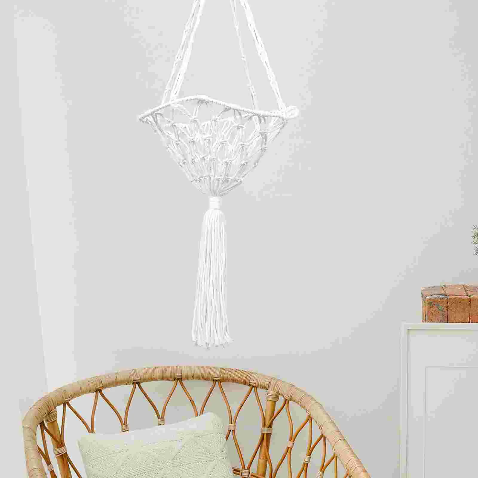 Decorative Elegant Widely- Lasting Macrame Holder Hangers Indoor Hanging Macrame Holder for Garden Decor
Decorative Elegant Widely- Lasting Macrame Holder Hangers Indoor Hanging Macrame Holder for Garden Decor