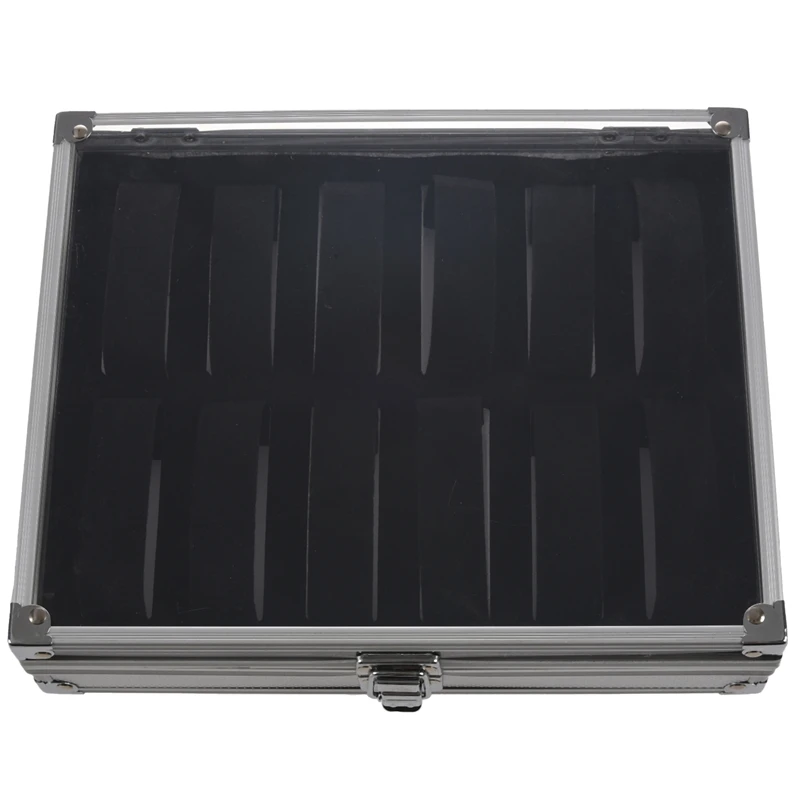 Практичная алюминиевая коробка для часов, 12 ячеек, коробка для хранения ювелирных изделий и часов, квадратный чехол, замшевый прямоугольный... 
Практичная алюминиевая коробка для часов, 12 ячеек, коробка для хранения ювелирных изделий и часов, квадратный чехол, замшевый прямоугольный...