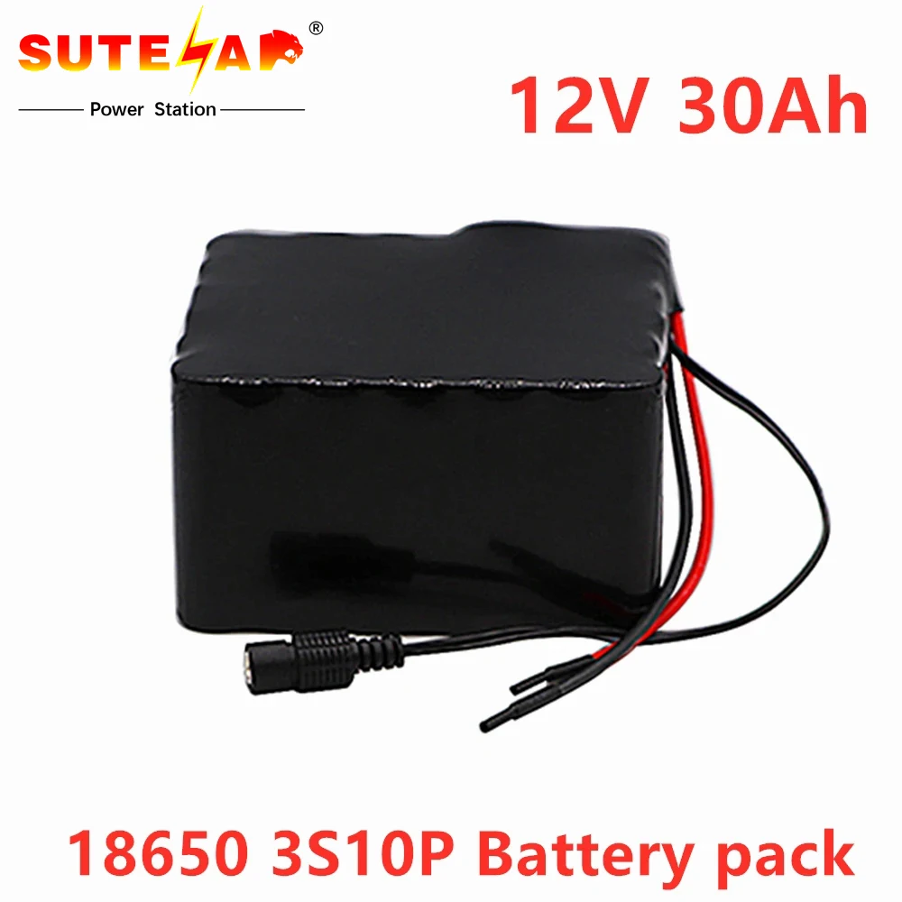 Aleaivy 12V 30Ah 3S10P 11.1V 12.6V Lithium Battery Pack for Inverter Xenon Lamp Solar Street Light Sightseeing Car Etc + charger
Aleaivy 12V 30Ah 3S10P 11.1V 12.6V Lithium Battery Pack for Inverter Xenon Lamp Solar Street Light Sightseeing Car Etc + charger