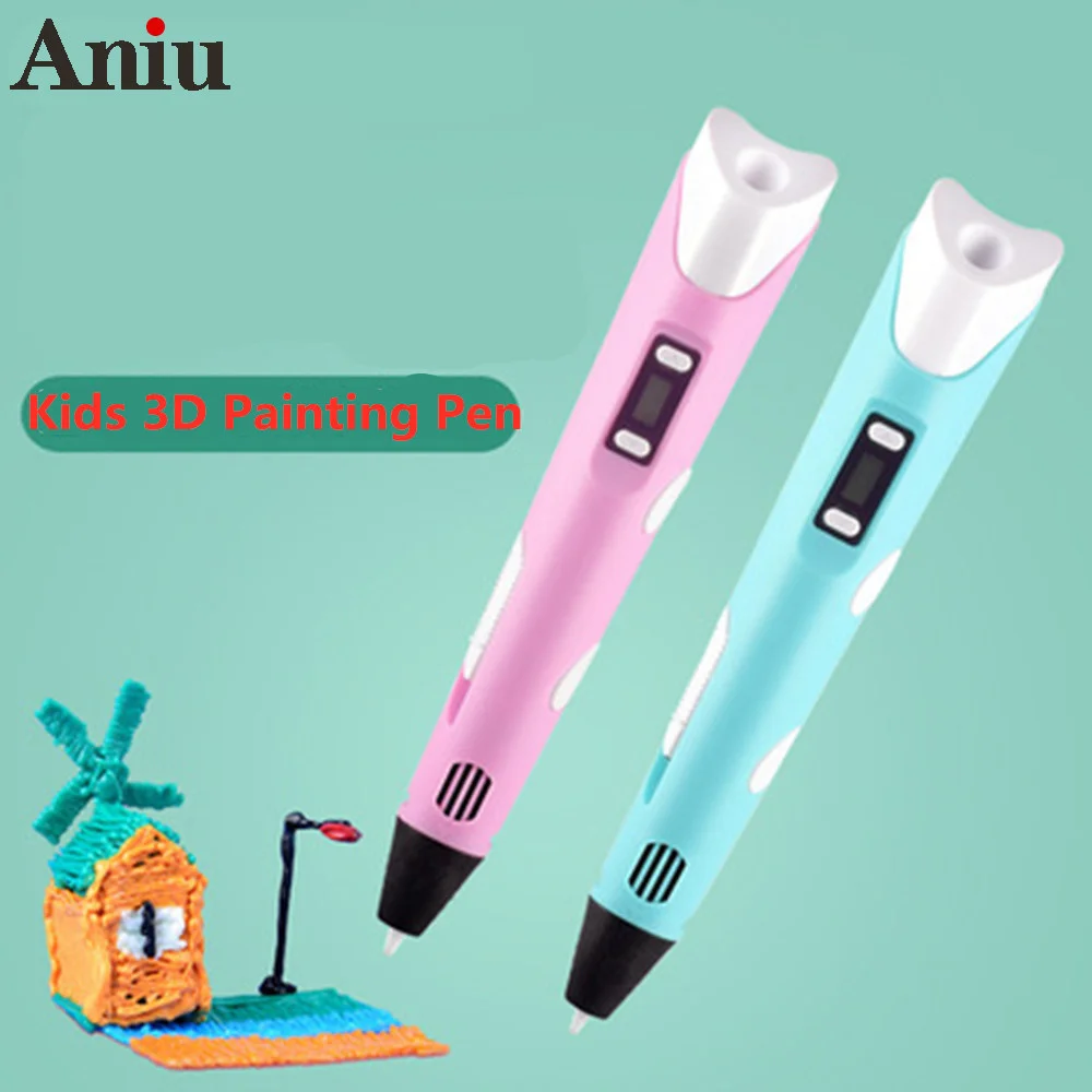 Детская 3D Ручка, 3D Ручка для рисования, карандаш с ЖК-экраном, пла-нить, игрушки для детей, Рождественский подарок на день рождения
Детская 3D Ручка, 3D Ручка для рисования, карандаш с ЖК-экраном, пла-нить, игрушки для детей, Рождественский подарок на день рождения