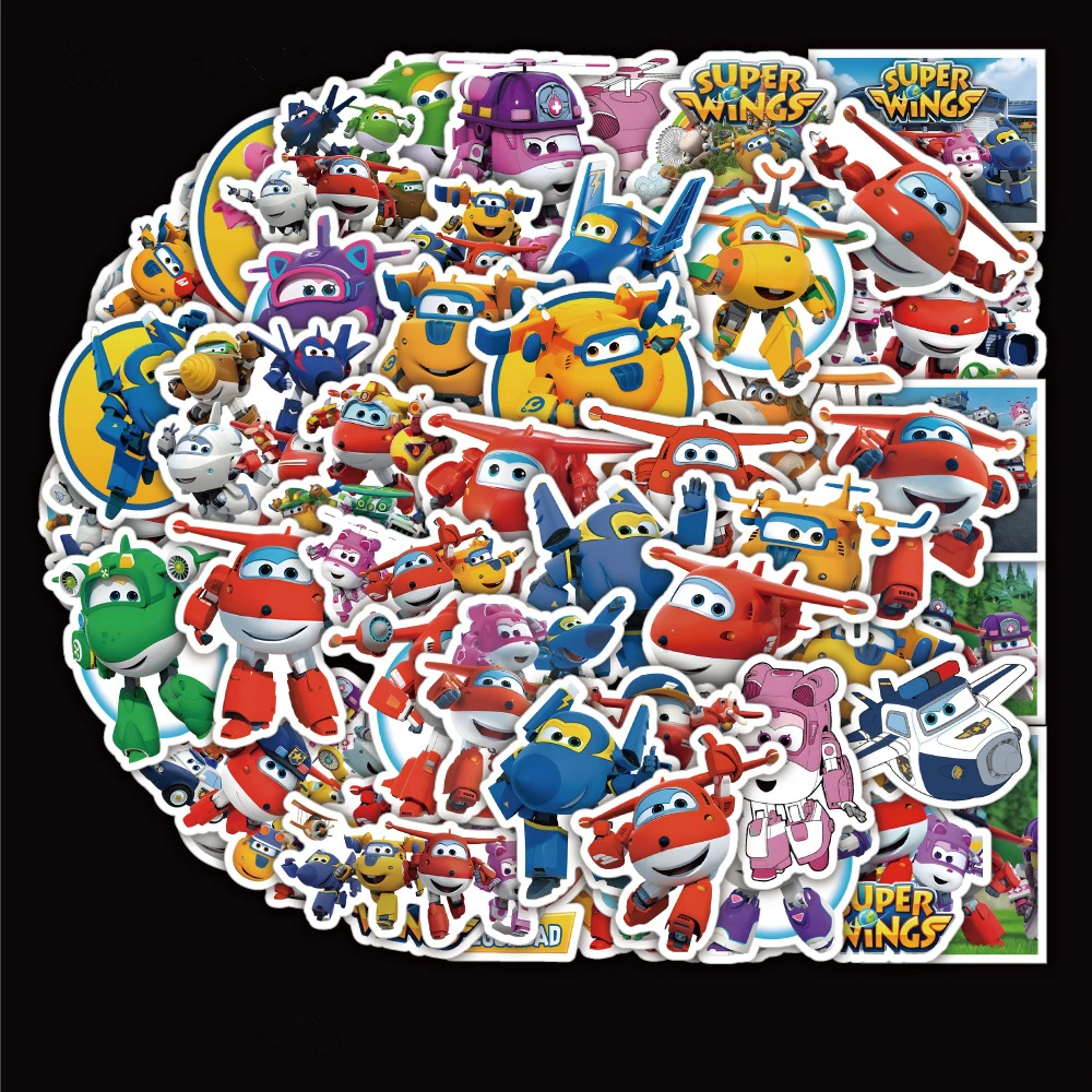 Cartoon Anime Super Wings Stickers Car Laptop Luggage Phone Stationery Decal Waterproof Graffiti Sticker for Kids Toys Gifts
Cartoon Anime Super Wings Stickers Car Laptop Luggage Phone Stationery Decal Waterproof Graffiti Sticker for Kids Toys Gifts