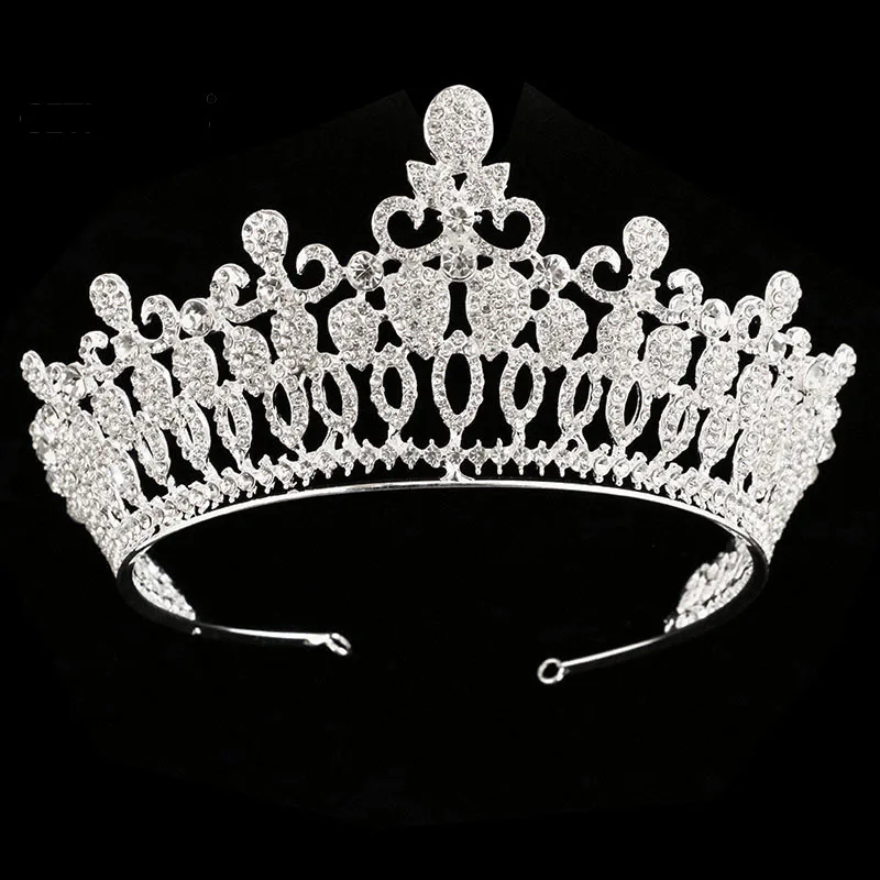 New Baroque Full Rhinestone Crystal Beaded Headband Tiara Bride Crown Luxury Wedding Korean Hair Ornaments SL
New Baroque Full Rhinestone Crystal Beaded Headband Tiara Bride Crown Luxury Wedding Korean Hair Ornaments SL