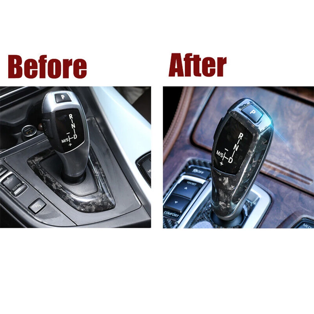 Auto Shift Knob Cover Trim Forged Carbon Fiber Car Gear Lever Shift Knob Cover Decor Trim For BMW F20 F21 12-18 Car Accessories
Auto Shift Knob Cover Trim Forged Carbon Fiber Car Gear Lever Shift Knob Cover Decor Trim For BMW F20 F21 12-18 Car Accessories