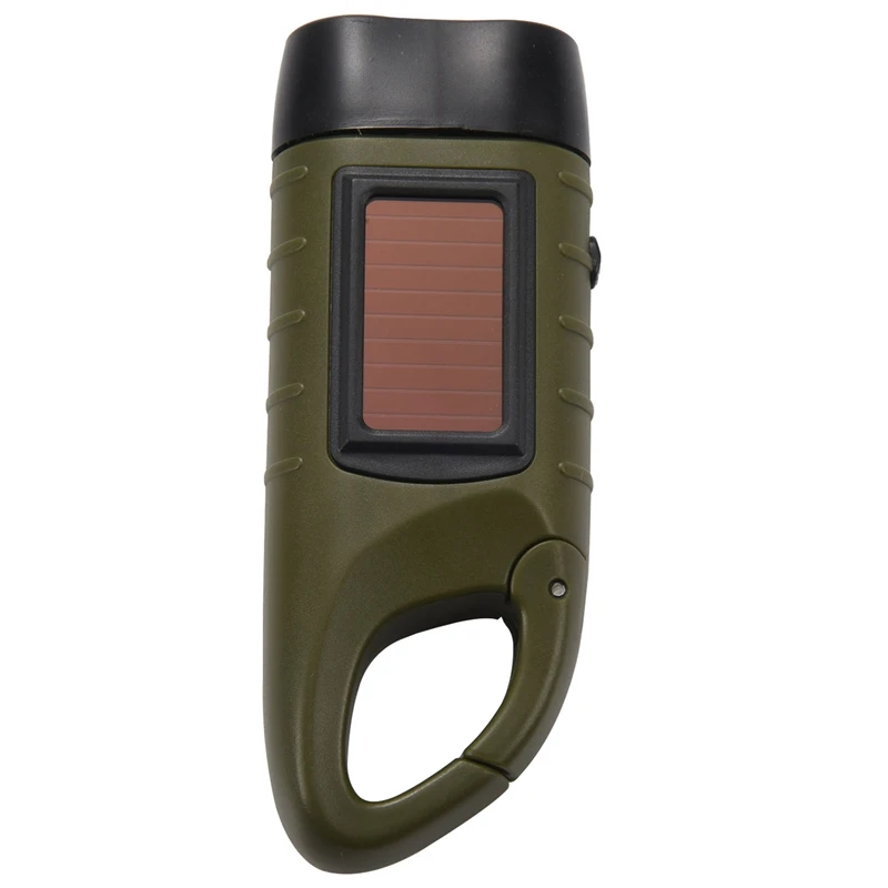 Mini Emergency Hand Crank Dynamo Solar Flashlight Rechargeable LED Light Lamp Charging Powerful Torch For Outdoor Camping
Mini Emergency Hand Crank Dynamo Solar Flashlight Rechargeable LED Light Lamp Charging Powerful Torch For Outdoor Camping