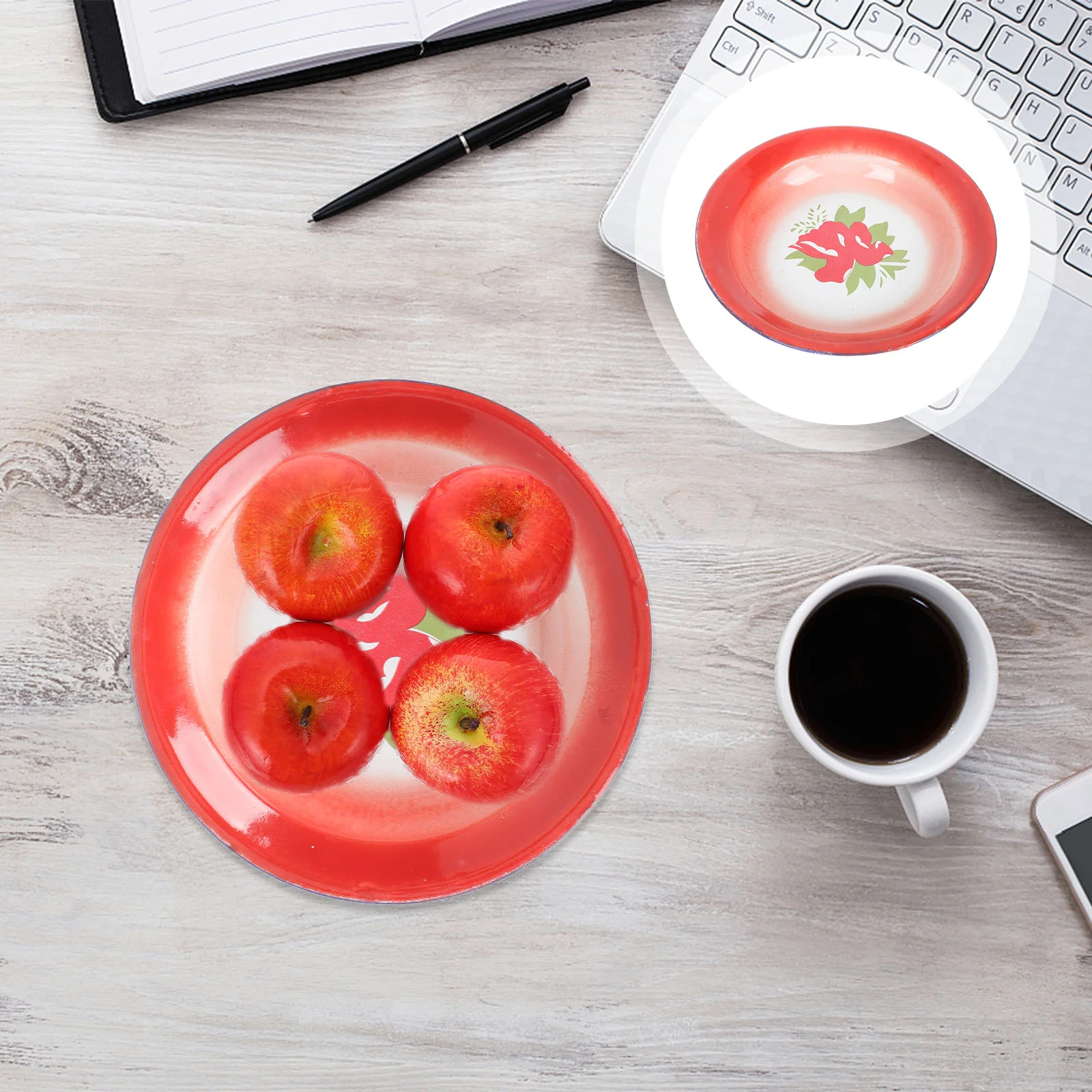 4Pcs Pastry Serving Dish Fruit Shallow Plate Retro Style Plate Restaurant Enamelware 
4Pcs Pastry Serving Dish Fruit Shallow Plate Retro Style Plate Restaurant Enamelware