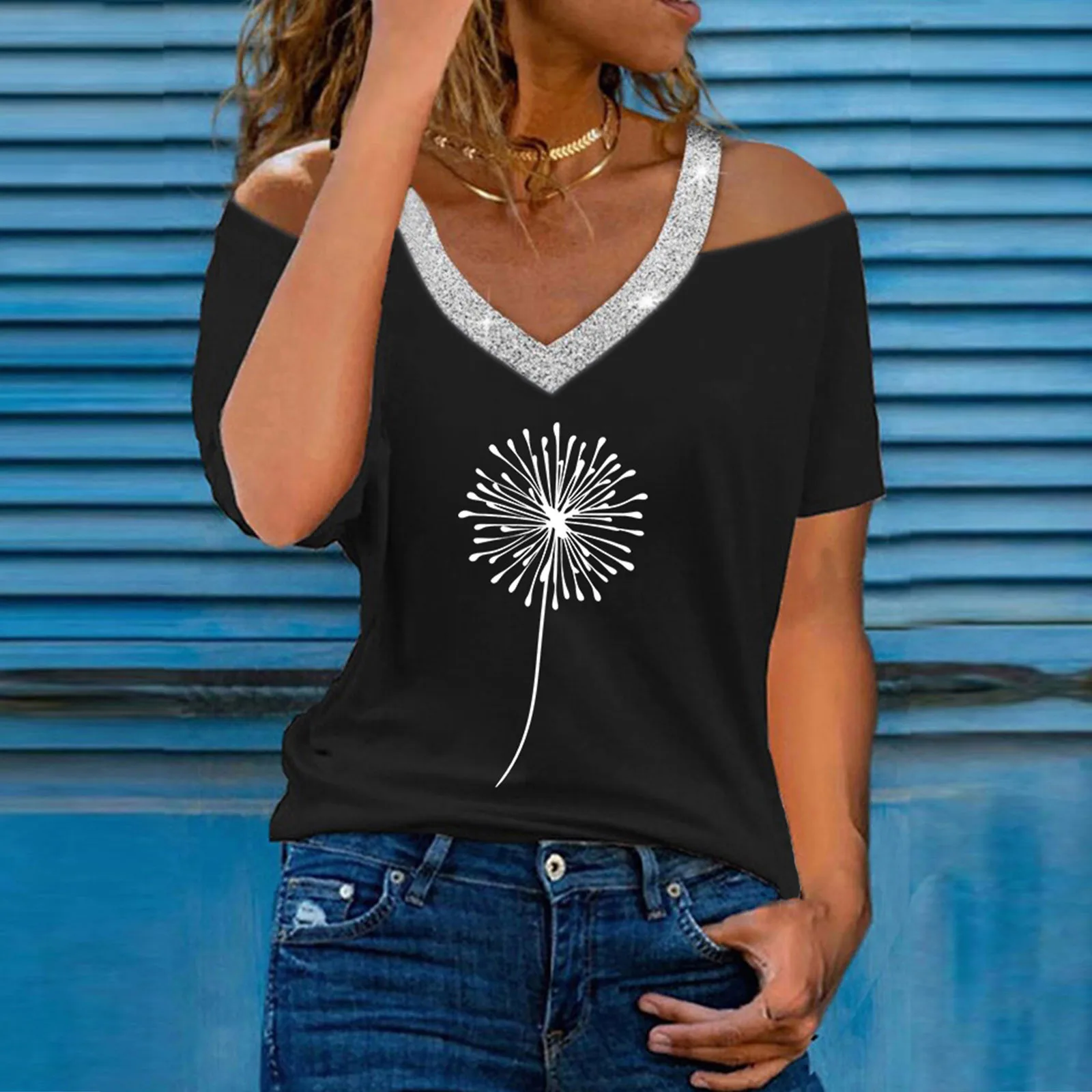 Women's Summer V Neck Off The Shoulder Dandelion Print Womens Shirts Long Sleeves Medium Short Womens Purple Long Sleeve Tee
Women's Summer V Neck Off The Shoulder Dandelion Print Womens Shirts Long Sleeves Medium Short Womens Purple Long Sleeve Tee