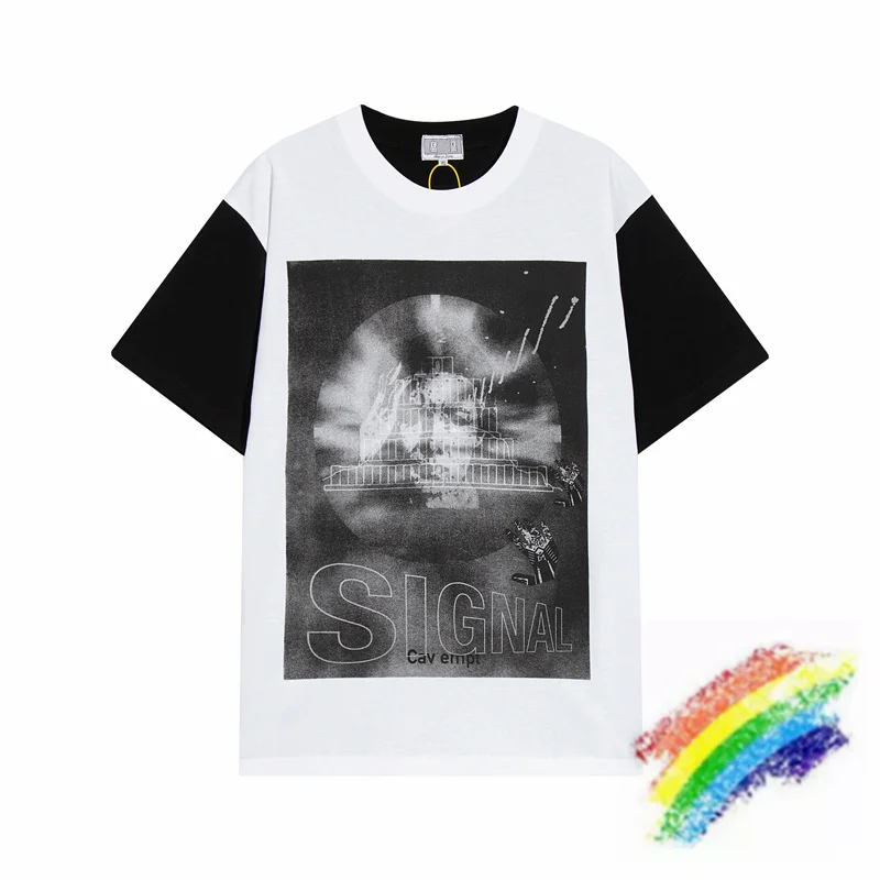 Patchwork Cav Empt T Shirt Men Women Vintage CD Poster Print CAVEMPT C.E T-shirt Tee 
Patchwork Cav Empt T Shirt Men Women Vintage CD Poster Print CAVEMPT C.E T-shirt Tee