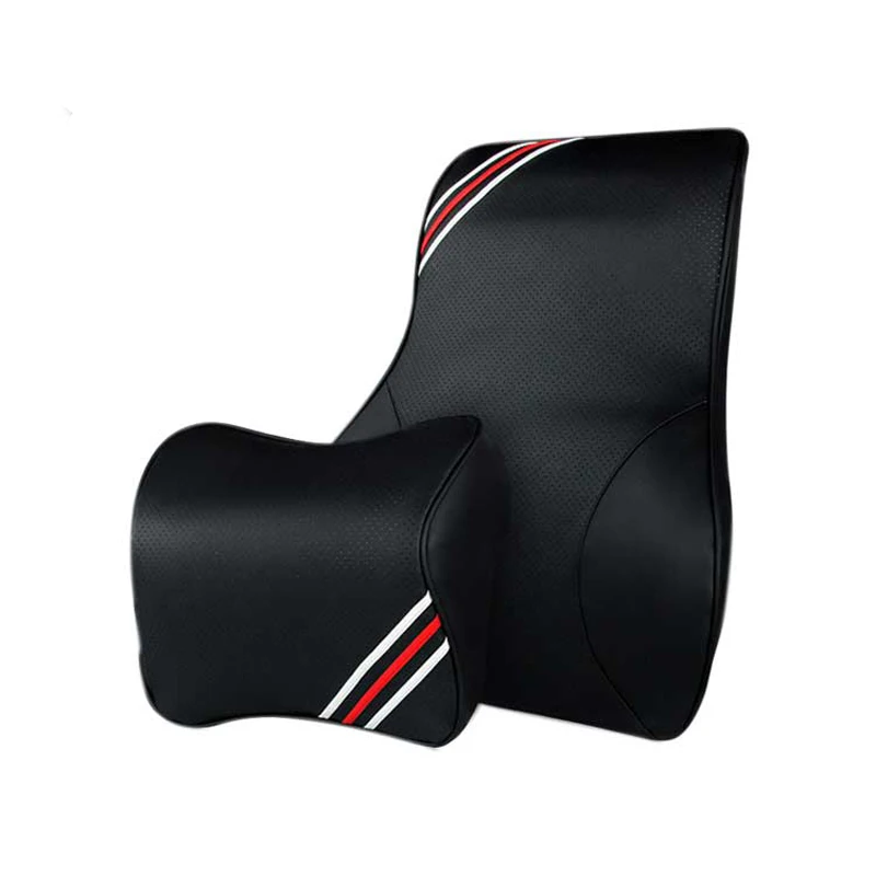 Leather Car Seat Neck Cushion Headrest Pillow Set Memory Cotton Lumbar Support Sport Interior Decoration Backrest Cover Case
Leather Car Seat Neck Cushion Headrest Pillow Set Memory Cotton Lumbar Support Sport Interior Decoration Backrest Cover Case