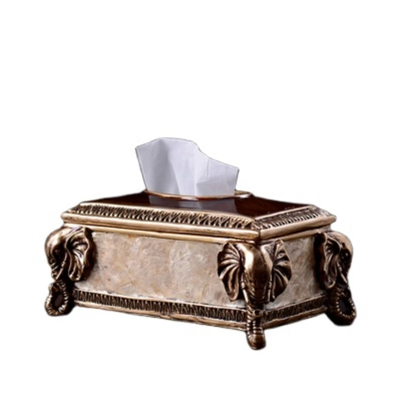 European Retro Tissue Box American Luxury Multi-Function Remote Control Storage Paper Box Living Room Coffee Table Ornaments
European Retro Tissue Box American Luxury Multi-Function Remote Control Storage Paper Box Living Room Coffee Table Ornaments