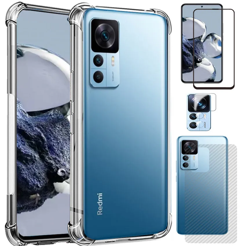 4in1 funda/capa For Xiaomi 12T Pro Case Xiaomi 12 T Silicone Back Cover Xaiomi 12T Pro Original Shell Mi 12T Pro Shockproof Tranparent Case Mi12T Camera Xiaomi12T Pro Back Film + Tempered Glass Xiaomi Mi 12T Pro Case
4in1 funda/capa For Xiaomi 12T Pro Case Xiaomi 12 T Silicone Back Cover Xaiomi 12T Pro Original Shell Mi 12T Pro Shockproof Tranparent Case Mi12T Camera Xiaomi12T Pro Back Film + Tempered Glass Xiaomi Mi 12T Pro Case