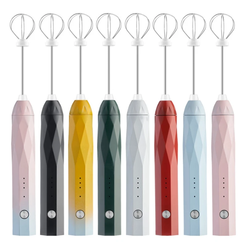Rechargeable Milk Frother Handheld Foam Maker With Stainless Whisk For Cappuccino, Latte, Bulletproof Coffee,Egg
Rechargeable Milk Frother Handheld Foam Maker With Stainless Whisk For Cappuccino, Latte, Bulletproof Coffee,Egg