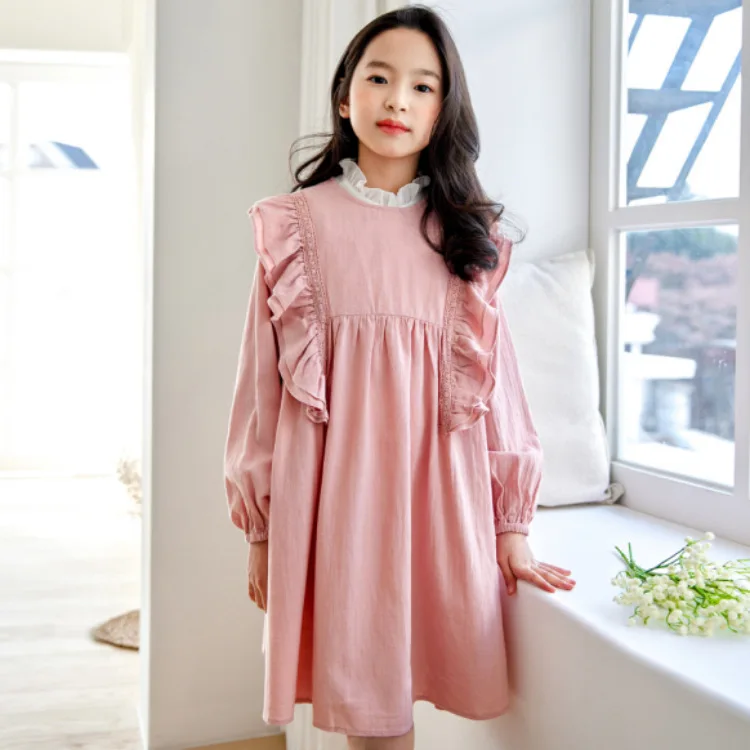 Children Long Sleeve Dress for Girls Cute Pricess Dress Kids Party Vestidos Sweet Button Shirt Dress 
Children Long Sleeve Dress for Girls Cute Pricess Dress Kids Party Vestidos Sweet Button Shirt Dress