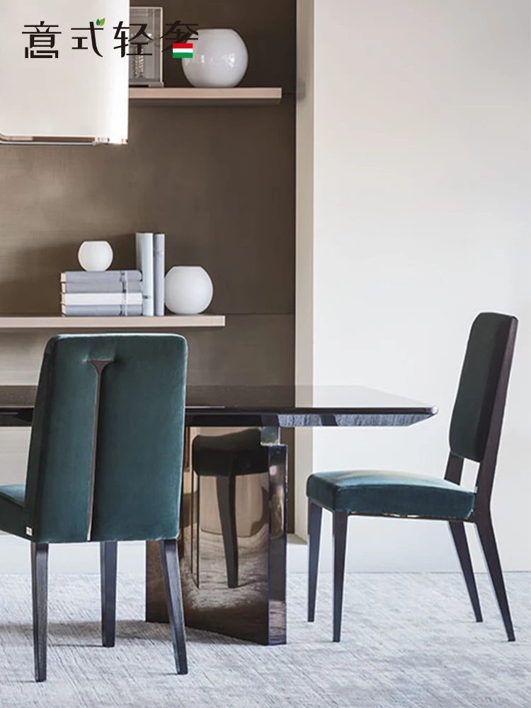 Villa new restaurant Italian imported first layer leather coffee chair simple home dining chair
Villa new restaurant Italian imported first layer leather coffee chair simple home dining chair