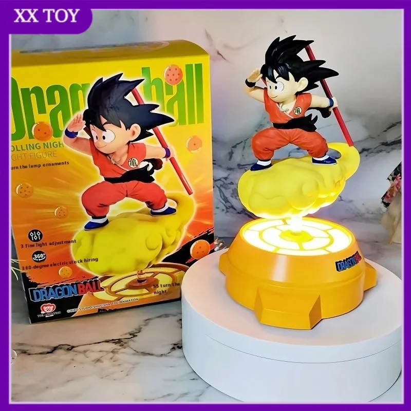 Новый популярный Dragon Ball аниме фигурка Гоку вращающийся ночник украшение комнаты