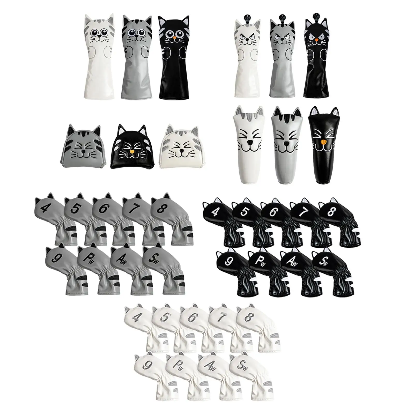 Waterproof Golf Cue Head Covers, Golf Cue Protector, Mallet Putter Wedges, Thick
Waterproof Golf Cue Head Covers, Golf Cue Protector, Mallet Putter Wedges, Thick
