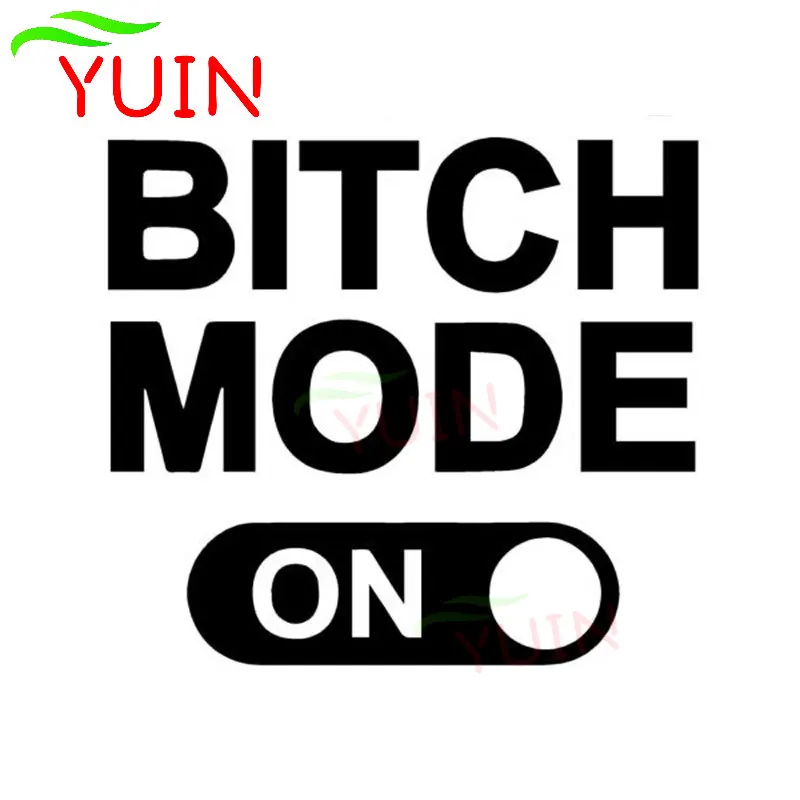 Personality Bitch Mode After Car Sticker Decals Fashion PVC Windshield Decals Beautifully Decorated Waterproof Sunscreen Decal
Personality Bitch Mode After Car Sticker Decals Fashion PVC Windshield Decals Beautifully Decorated Waterproof Sunscreen Decal