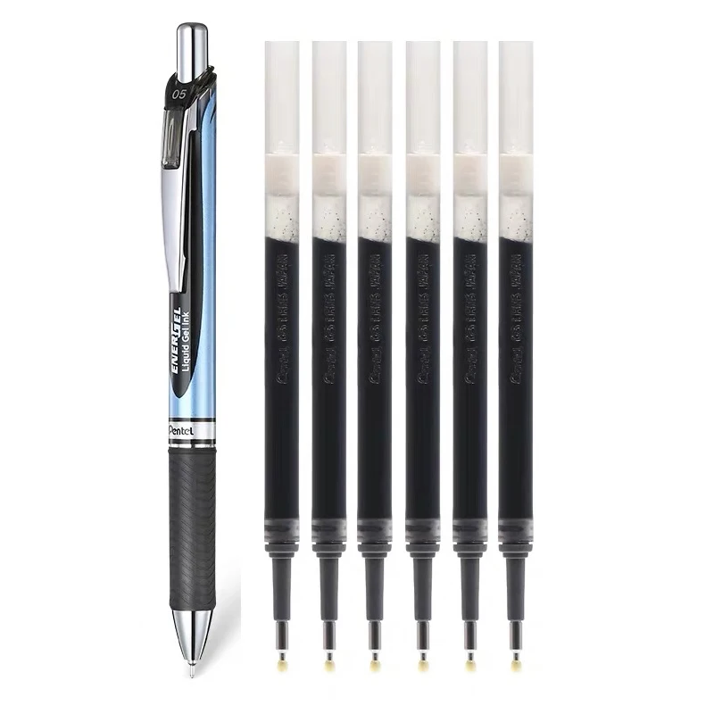 

Pentel BLN75 EnerGel Series Quick-drying Gel Ink Pens 0.5mm Needle-Point Press Type Neutral Pen with LRN5 Refill