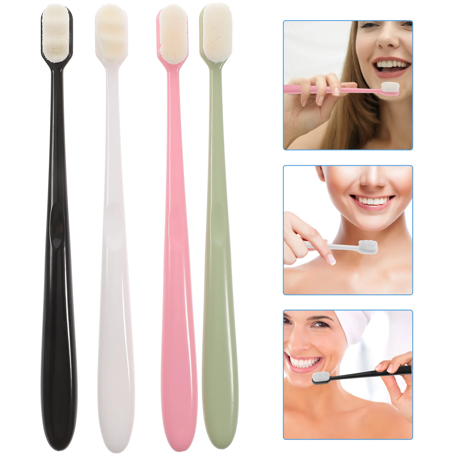 Small Brushes Teeth Soft Adults Travel Toothbrushes Portable Wear-resistant Camping Soft-
Small Brushes Teeth Soft Adults Travel Toothbrushes Portable Wear-resistant Camping Soft-