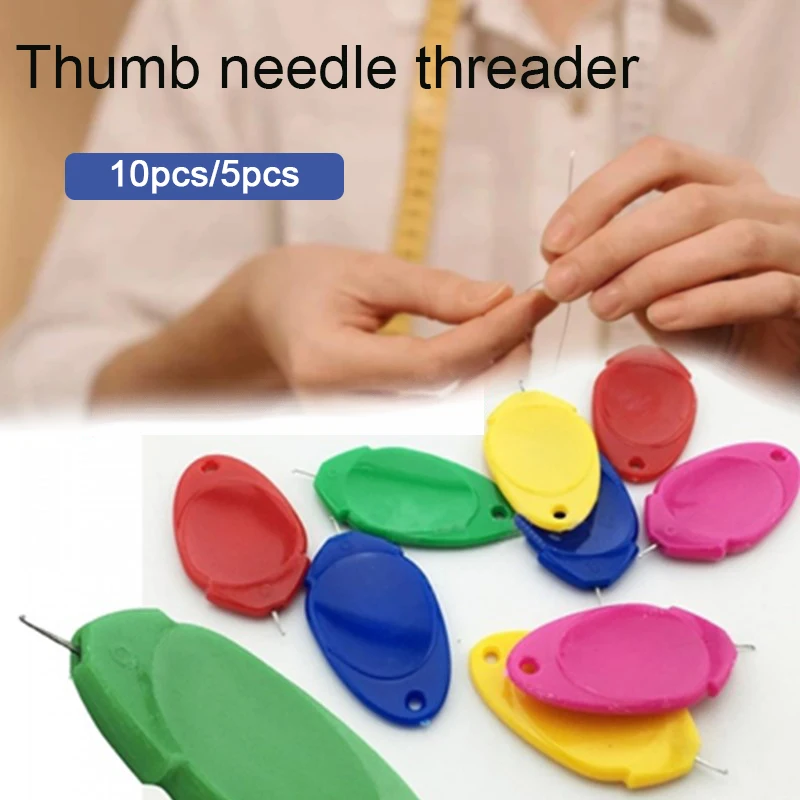10PCS 5 Colour Random Plastic Needlework Sewing Machine Convenient Manual Simple Thumb Needle Threader for Hand Easy Device
10PCS 5 Colour Random Plastic Needlework Sewing Machine Convenient Manual Simple Thumb Needle Threader for Hand Easy Device