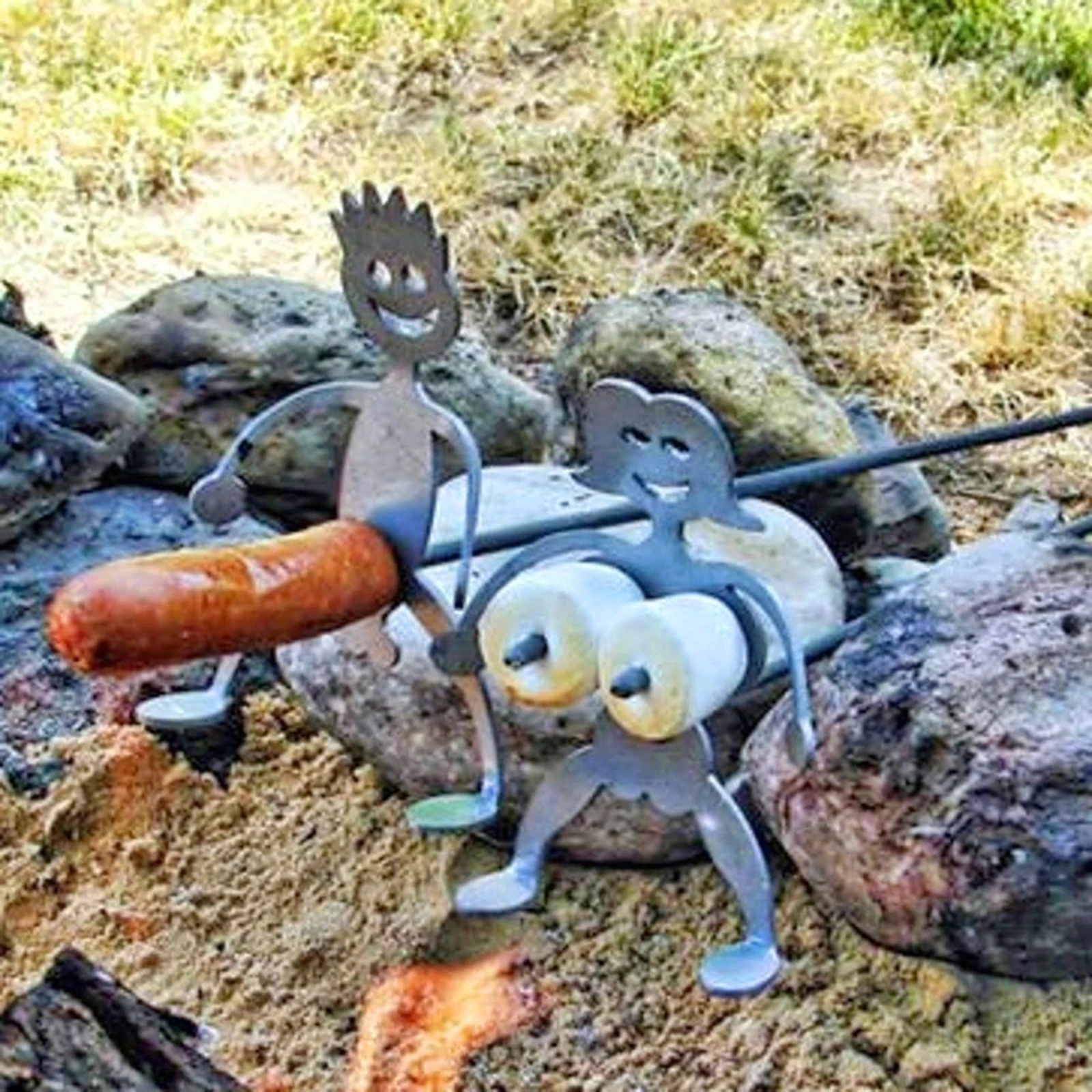 Barbecue Clip Stainless Steel Spoof Grilled Sausage Stand Barbecue Skewers Sheet Boy/Girl Shaped Hot Dog Cooker Outdoor Picnic
Barbecue Clip Stainless Steel Spoof Grilled Sausage Stand Barbecue Skewers Sheet Boy/Girl Shaped Hot Dog Cooker Outdoor Picnic