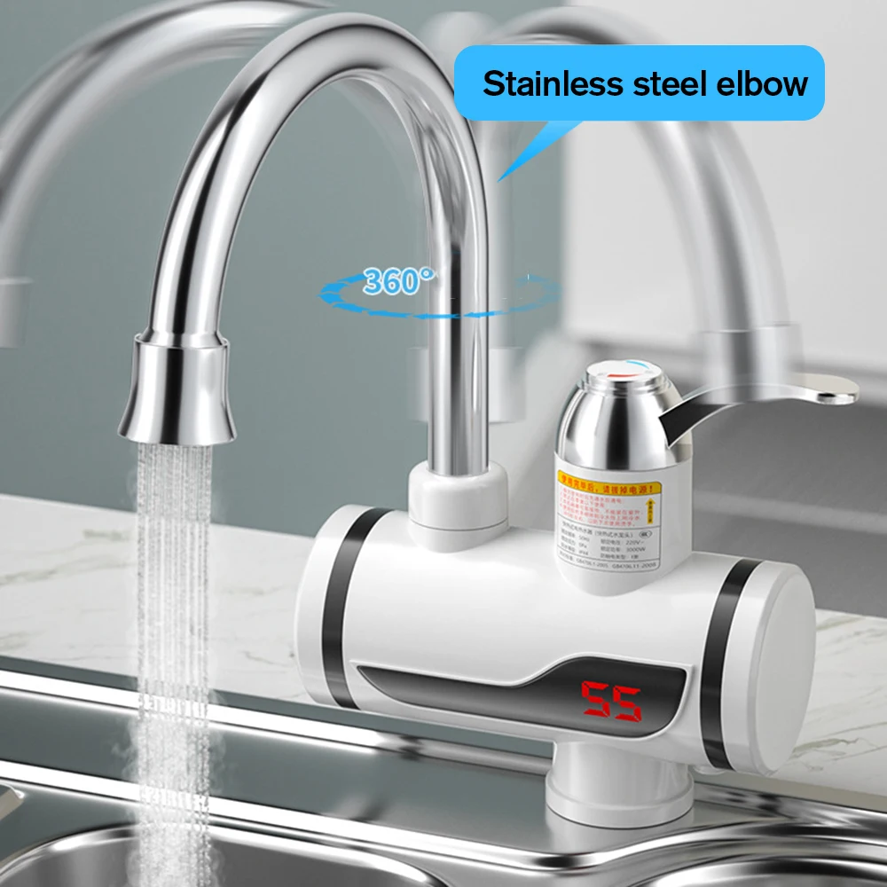 3000W 3-Second Speed Heating Household Instant Small Kitchen Treasure Hot and Cold Dual-use Electric Hot Water Faucet
3000W 3-Second Speed Heating Household Instant Small Kitchen Treasure Hot and Cold Dual-use Electric Hot Water Faucet