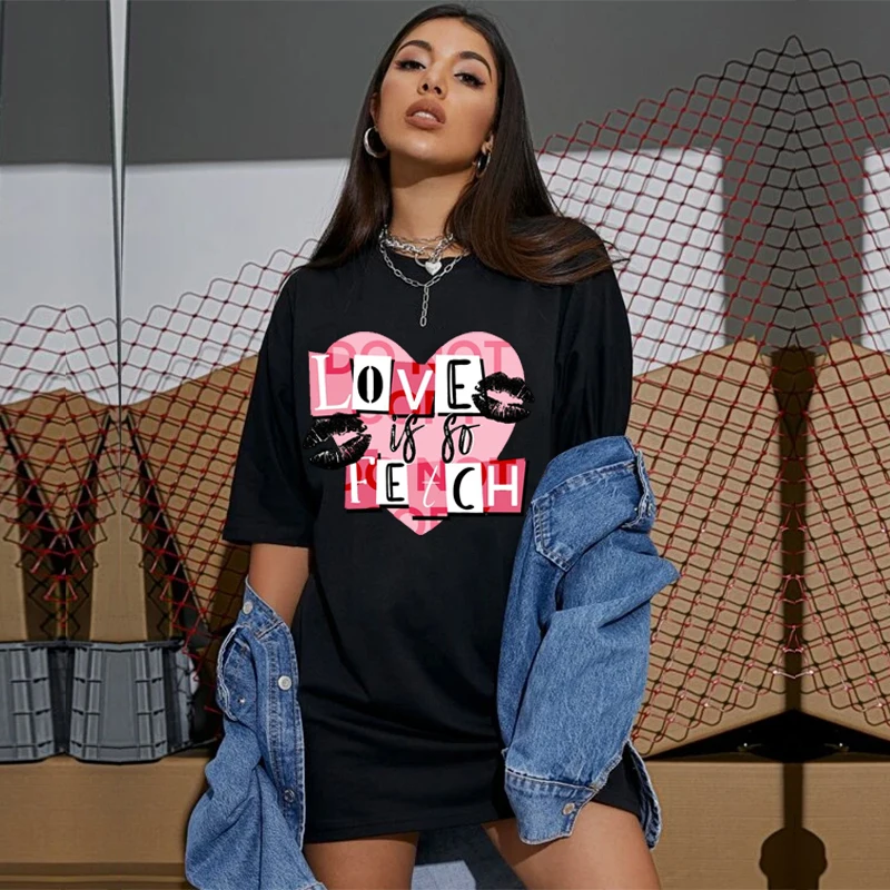 Love Fashion Short Sleeve Tshirt USA Letter Print Women Graphic T Shirt Summer Y2k Top Casual Oversized T Shirt Kawaii Clothes
Love Fashion Short Sleeve Tshirt USA Letter Print Women Graphic T Shirt Summer Y2k Top Casual Oversized T Shirt Kawaii Clothes