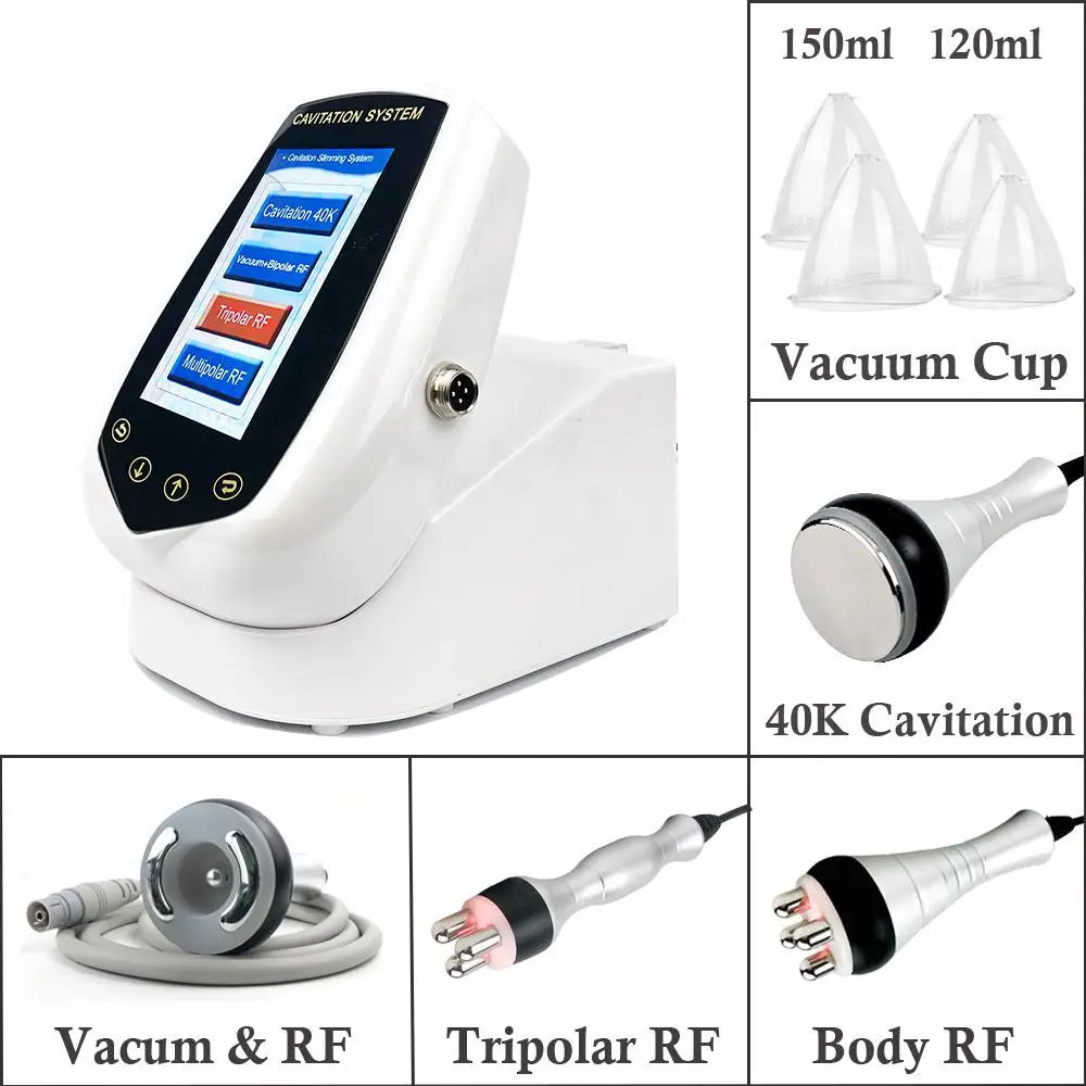 Vacuum RF Cavitaltion Weight Loss Body Slimming Buttocks Enlargement Lymphatic Drainage Radio Frequency Facial Skin Rejuvenation
Vacuum RF Cavitaltion Weight Loss Body Slimming Buttocks Enlargement Lymphatic Drainage Radio Frequency Facial Skin Rejuvenation