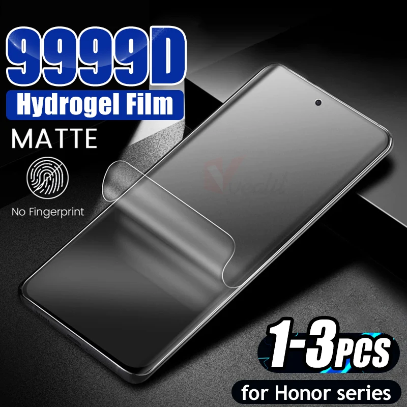 

1-3Pcs Matte Hydrogel Film For Honor 90 80 70 Lite Magic 5 4 Pro Plus X9a X8a X7a X9 X8 X6A X40 GT X50 Frosted Screen Protector