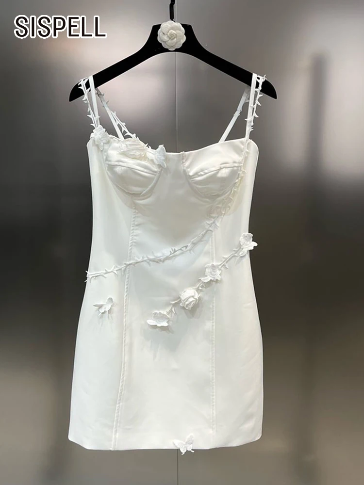 SISPELL Vintage Camisole Dress For Women Square Collar Sleeveless High Waist Slimming Patchwork Appliques Dresses Female 2023
SISPELL Vintage Camisole Dress For Women Square Collar Sleeveless High Waist Slimming Patchwork Appliques Dresses Female 2023