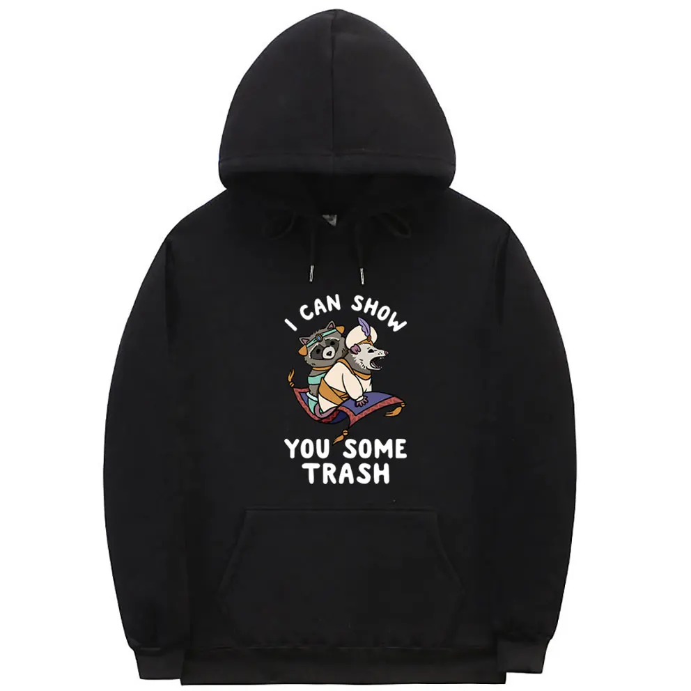 I Can Show You Some Trash Text Print Hoodie The Funny Bear Flies on The Blanket Graphic Hoodies Male Fleece Cotton Sweatshirt
I Can Show You Some Trash Text Print Hoodie The Funny Bear Flies on The Blanket Graphic Hoodies Male Fleece Cotton Sweatshirt