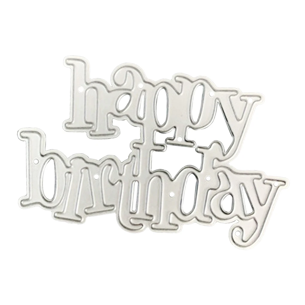Embossing Mold Metal Cutting Dies Mold Happy Birthday Letters Scrapbook Paper Craft Knife Mould Blade Punch Stencils Dies
Embossing Mold Metal Cutting Dies Mold Happy Birthday Letters Scrapbook Paper Craft Knife Mould Blade Punch Stencils Dies