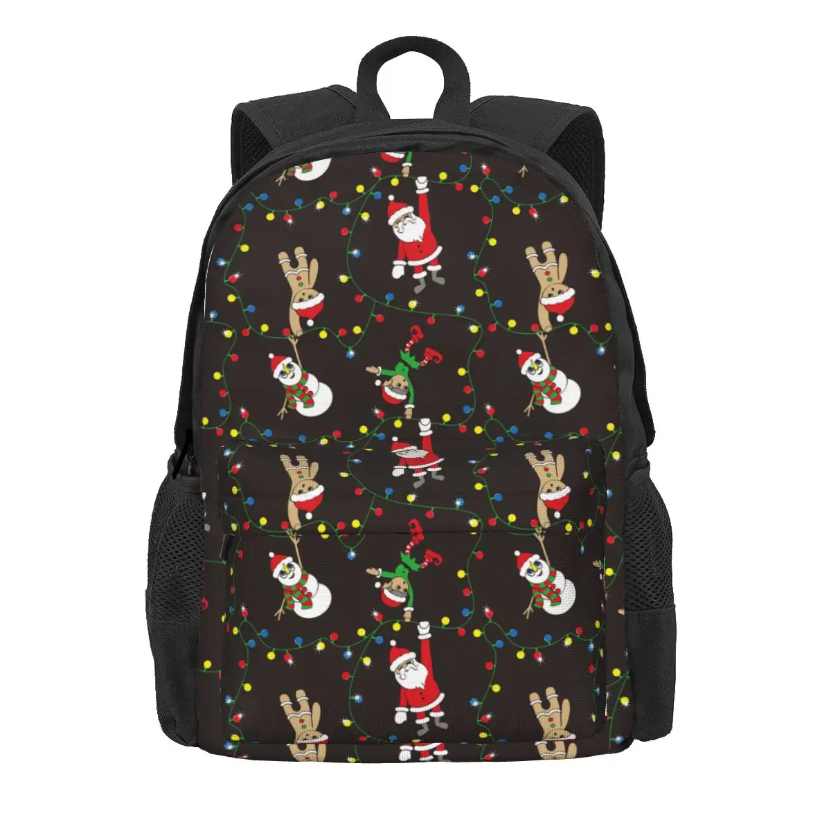 Christmas Santa Women Backpack Mochila Children School Bag Elf Snowman And Cookie Hang On The Lights Backpack Boys Girl Rucksack
Christmas Santa Women Backpack Mochila Children School Bag Elf Snowman And Cookie Hang On The Lights Backpack Boys Girl Rucksack