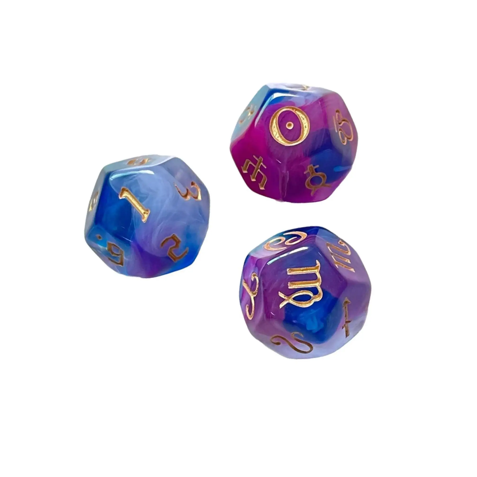 2/3/5 20mm Astrology Dice Multifaceted Toys 12 Sided Acrylic for Games Party 
2/3/5 20mm Astrology Dice Multifaceted Toys 12 Sided Acrylic for Games Party