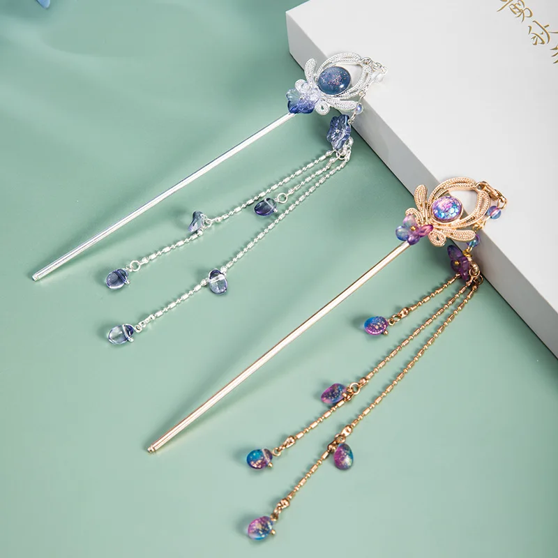 Vintage Hair Sticks for Women Simple Chinese Tassel Butterfly Flower Hair Chopsticks Disk Hairsticks Hairpins Headdress Jewelry
Vintage Hair Sticks for Women Simple Chinese Tassel Butterfly Flower Hair Chopsticks Disk Hairsticks Hairpins Headdress Jewelry