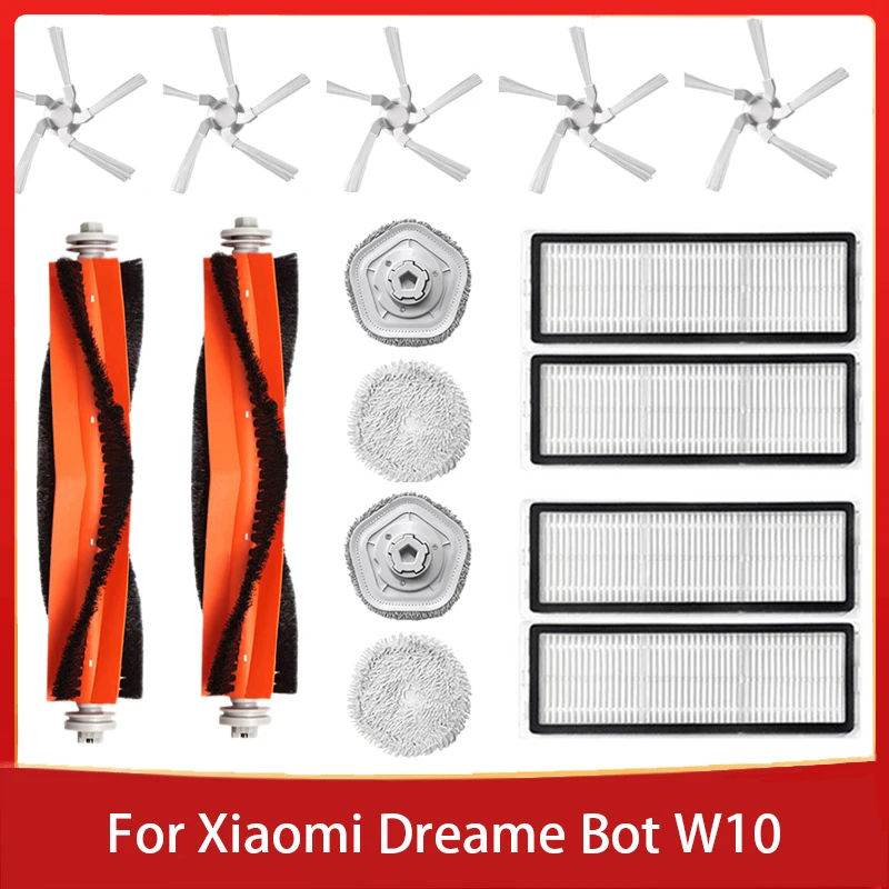 For Xiaomi Dreame Bot W10 Self-Cleaning Robot Vacuum Cleaner Accessories Main Side Brush Cover HEPA Filter Mop Cloth Spare Parts
For Xiaomi Dreame Bot W10 Self-Cleaning Robot Vacuum Cleaner Accessories Main Side Brush Cover HEPA Filter Mop Cloth Spare Parts