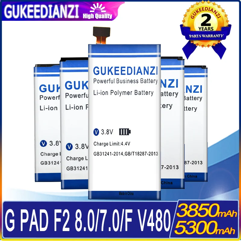 5300mAh Mobile Phone Replacement Battery For LG G PAD F2 7.0 8.0 F LK460 V400 V410 V480 V495 V496 V490 GPAD BL-T12 Bateria
5300mAh Mobile Phone Replacement Battery For LG G PAD F2 7.0 8.0 F LK460 V400 V410 V480 V495 V496 V490 GPAD BL-T12 Bateria