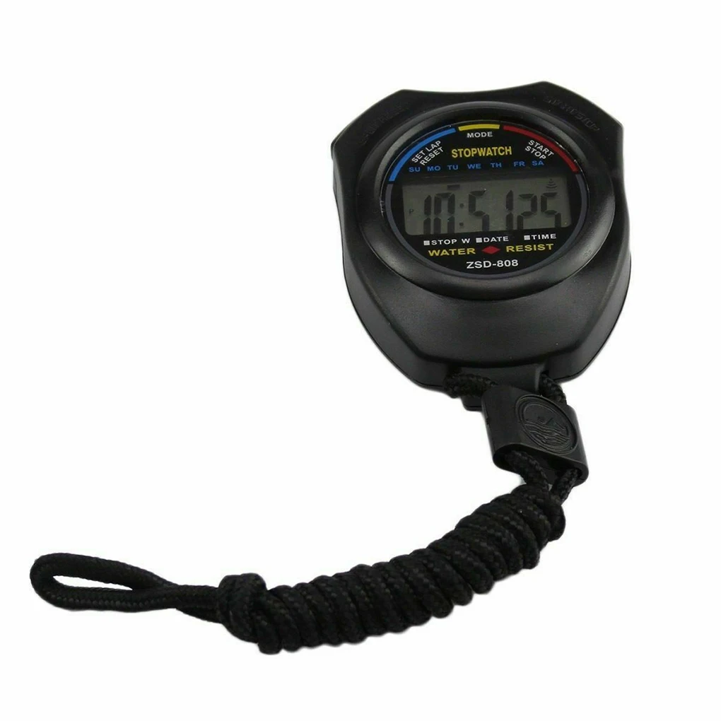 Digital Chronograph Stopwatch LCD Display Waterproof Sports Battery Powered Timer Counter Stop Watch
Digital Chronograph Stopwatch LCD Display Waterproof Sports Battery Powered Timer Counter Stop Watch