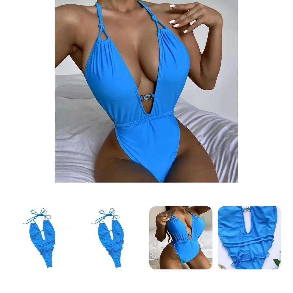 Breathable Gorgeous Quick Dry Monokini Solid Color Monokini Chain for Beach
Breathable Gorgeous Quick Dry Monokini Solid Color Monokini Chain for Beach