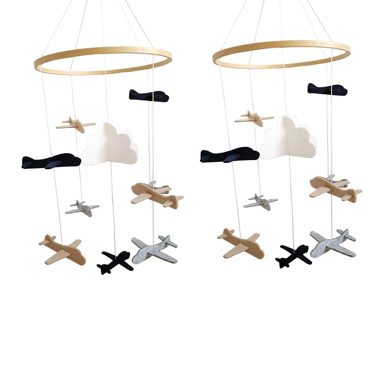 AT69 -2X Crib Mobile Airplanes & Cloud Nursery Decoration Grey And White, Navy Blue, Tan Baby Crib Mobile For Boys
AT69 -2X Crib Mobile Airplanes & Cloud Nursery Decoration Grey And White, Navy Blue, Tan Baby Crib Mobile For Boys