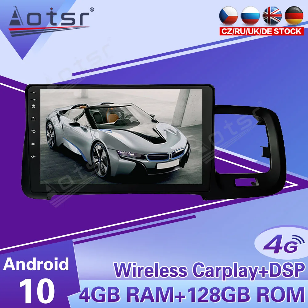 128G Android 10 Car Multimedia Player Stereo For Volvo S60 V60 2011 2012 - 2020 GPS Navi Auto Audio Radio Head Unit 1Din Carplay
128G Android 10 Car Multimedia Player Stereo For Volvo S60 V60 2011 2012 - 2020 GPS Navi Auto Audio Radio Head Unit 1Din Carplay