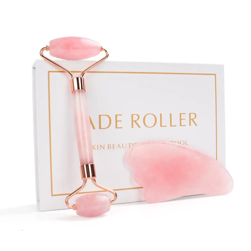 Natural Rose Quartz Roller Stone Scraping and Lifting Massage Facial Skin Eyes Whole Body Scraping Massager Beauty Care Tools
Natural Rose Quartz Roller Stone Scraping and Lifting Massage Facial Skin Eyes Whole Body Scraping Massager Beauty Care Tools