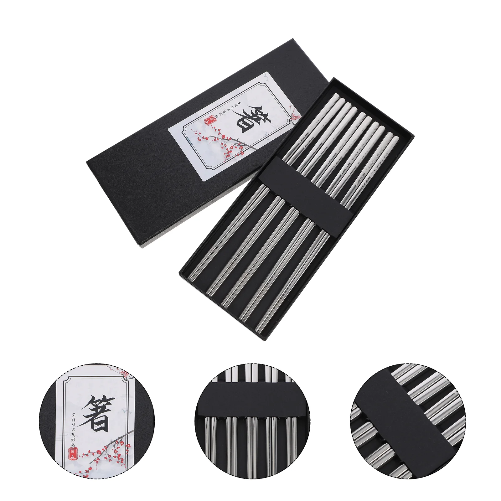 5 Pairs Dishwasher Safe Chop Sticks Portable Non-slip Chopstick for Cooking Eating
5 Pairs Dishwasher Safe Chop Sticks Portable Non-slip Chopstick for Cooking Eating