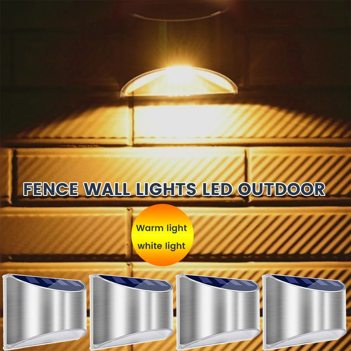 4pcs Solar Wall Light Outdoor LED Solar Fence Light Auto ON/OFF Solar Deck Light IP65 Waterproof Solar Step Light for Patio Stai
4pcs Solar Wall Light Outdoor LED Solar Fence Light Auto ON/OFF Solar Deck Light IP65 Waterproof Solar Step Light for Patio Stai