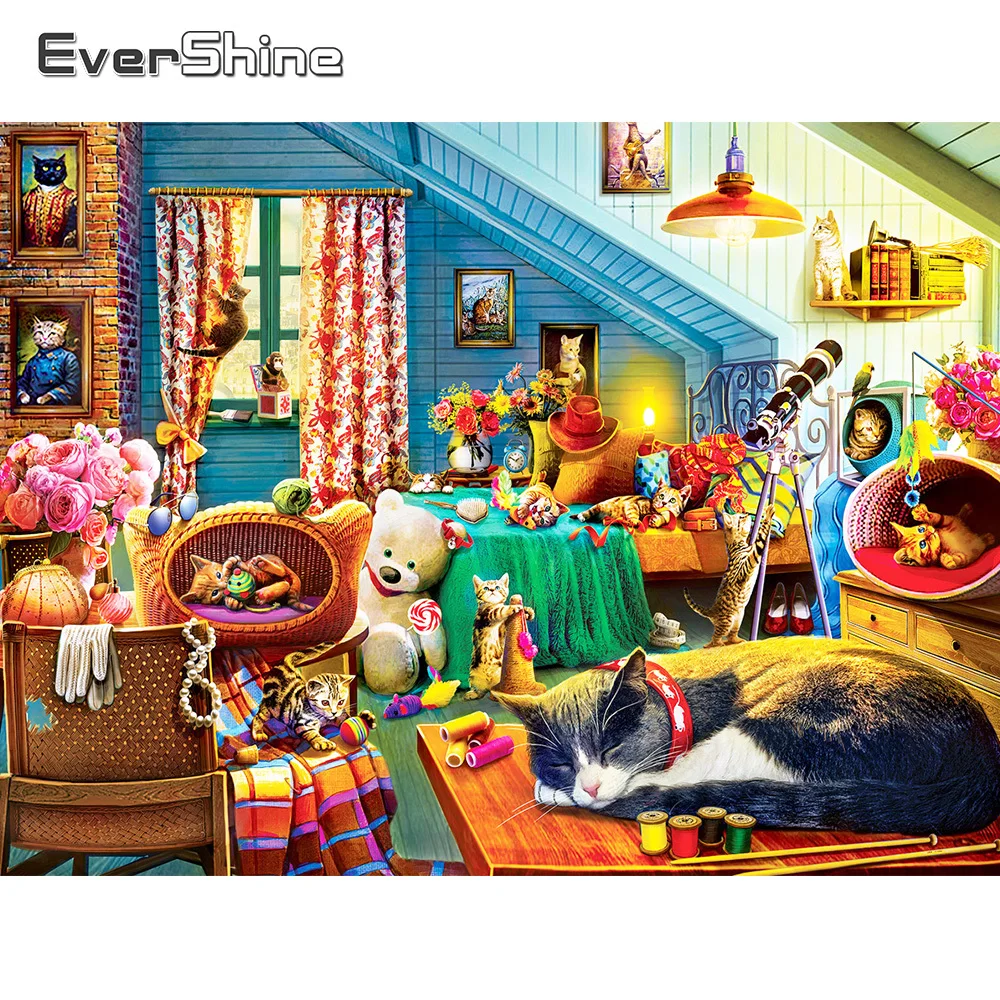 EverShine Full Diamond Painting Bedroom Embroidery House Picture Rhinestones Mosaic Landscape New Collection Handmade Hobby
EverShine Full Diamond Painting Bedroom Embroidery House Picture Rhinestones Mosaic Landscape New Collection Handmade Hobby
