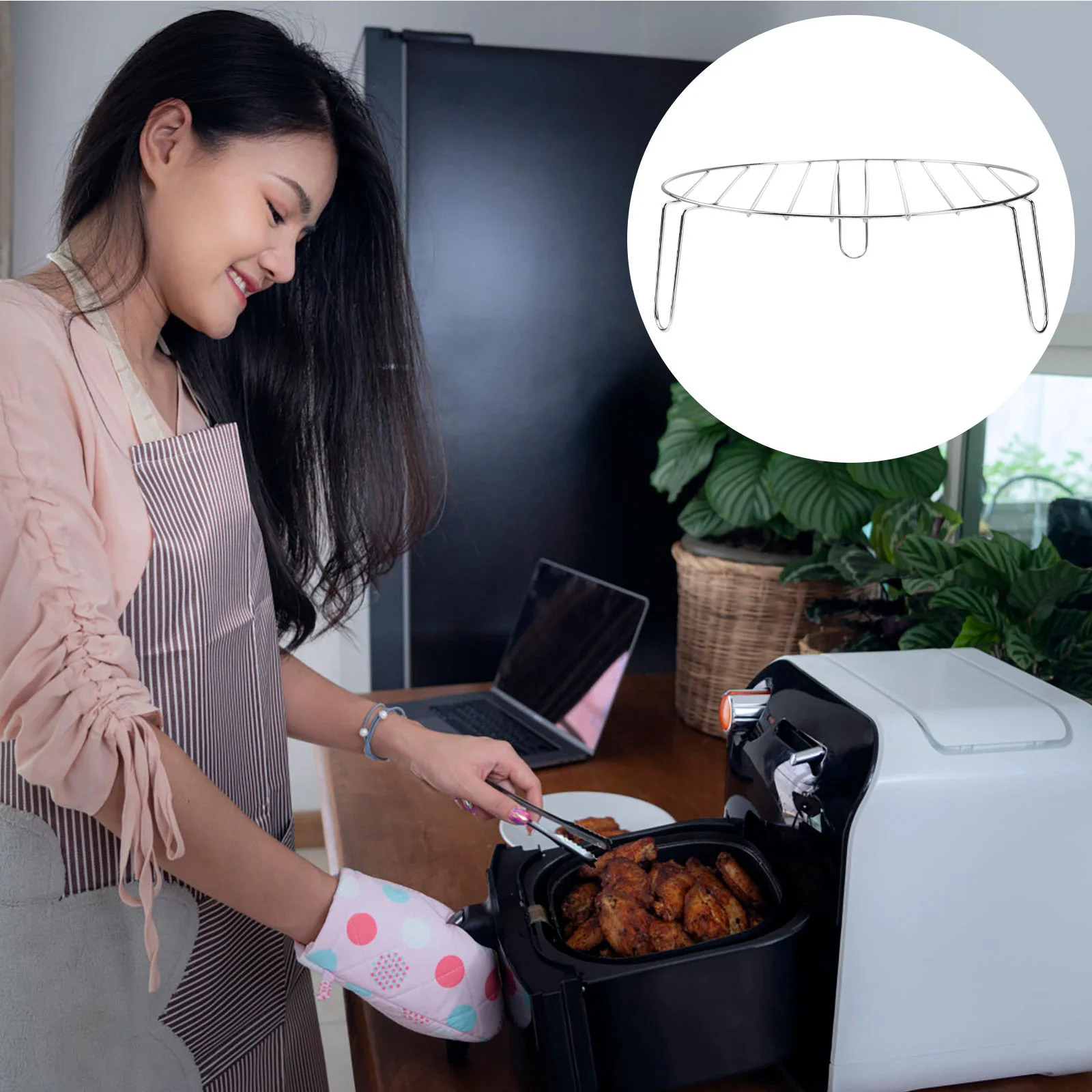 Rackcooking Steam Round Steaming Pot Stand Air Fryersteamer Tray Small Baking Accessories
Rackcooking Steam Round Steaming Pot Stand Air Fryersteamer Tray Small Baking Accessories