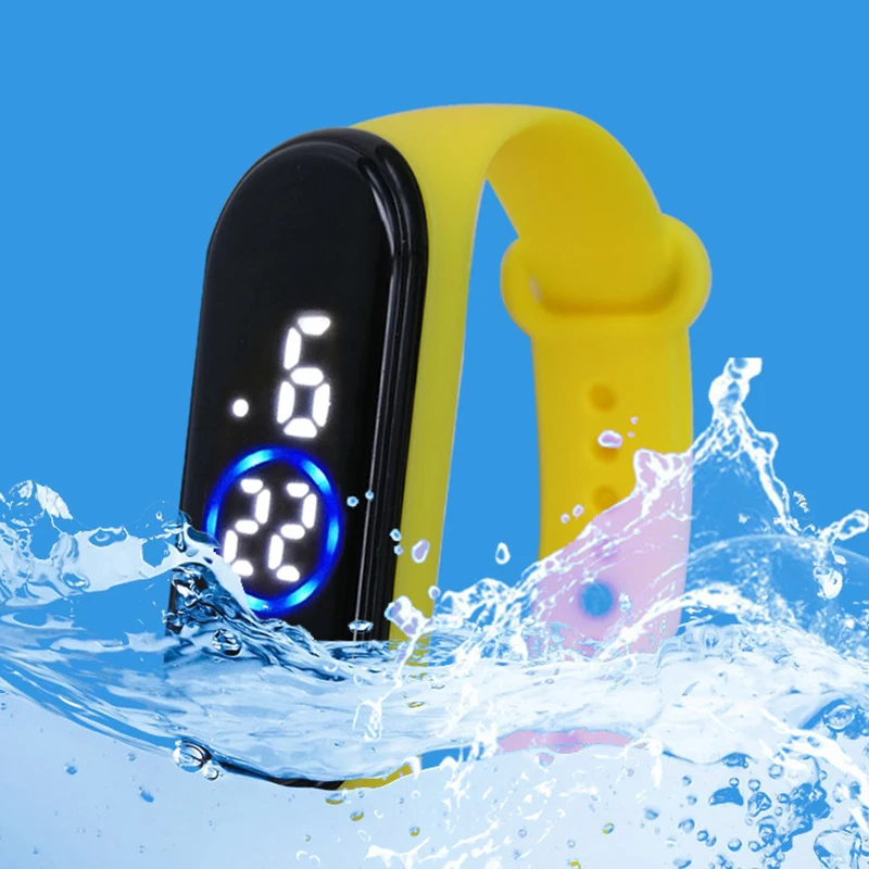 Fashion Sports Watch For Kids Children Waterproof Led Digital Watch Ultra-light Silicone Strap Teen Boys Girls WristWatch Unisex
Fashion Sports Watch For Kids Children Waterproof Led Digital Watch Ultra-light Silicone Strap Teen Boys Girls WristWatch Unisex