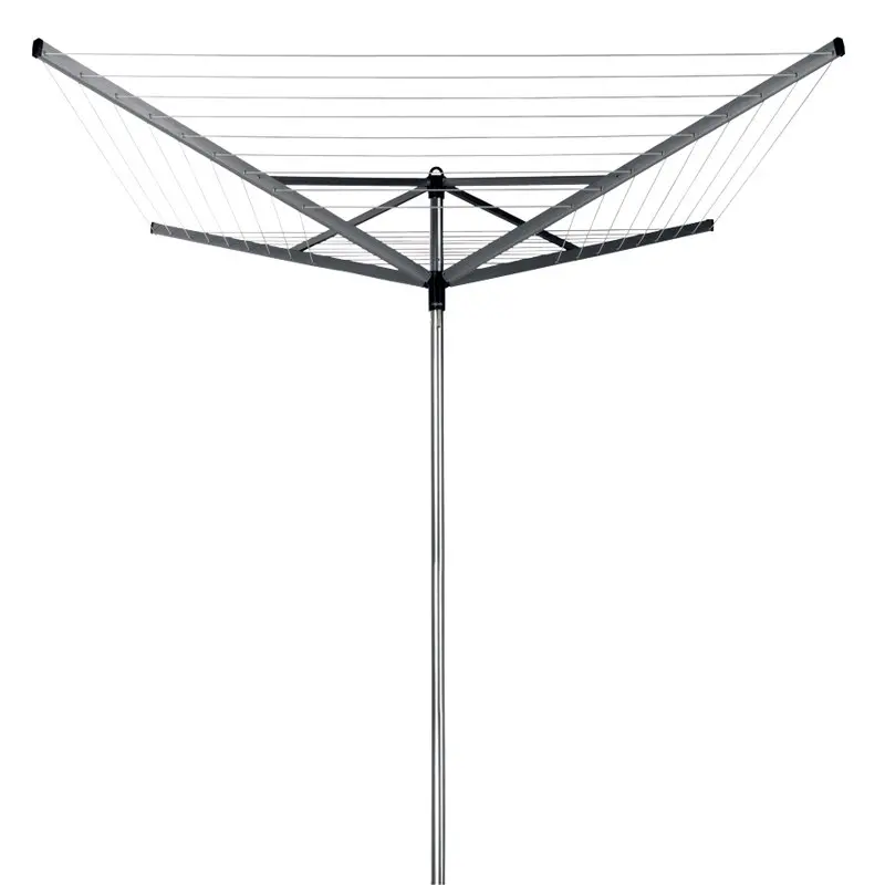Topspinner 164 ft Outdoor Metal Clothes Drying Rack, Ground Spike, Metallic Gray
Topspinner 164 ft Outdoor Metal Clothes Drying Rack, Ground Spike, Metallic Gray