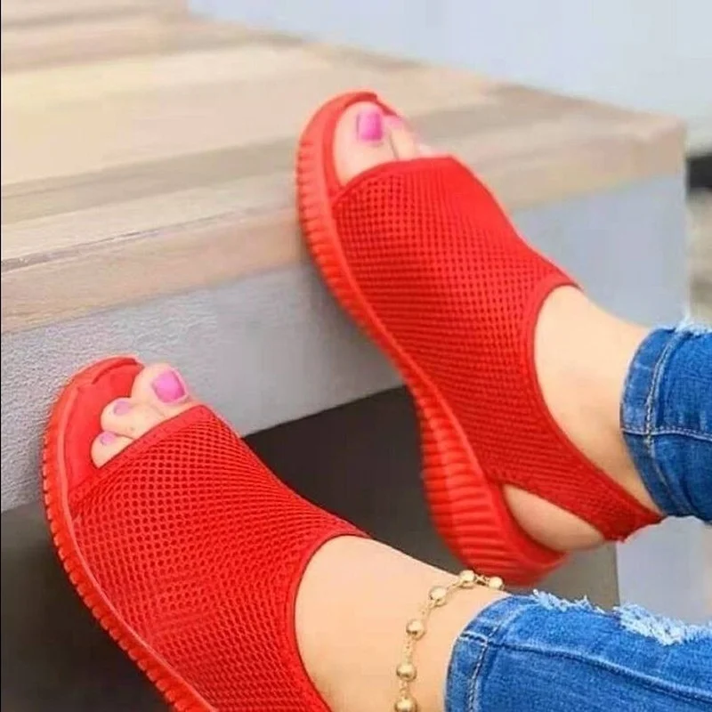 Women Shoes Summer 2022 Mesh Fish Platform Sandals Women's Closed Toe Wedge Shoes Ladies Light Casual Sandals Zapatillas Muje
Women Shoes Summer 2022 Mesh Fish Platform Sandals Women's Closed Toe Wedge Shoes Ladies Light Casual Sandals Zapatillas Muje