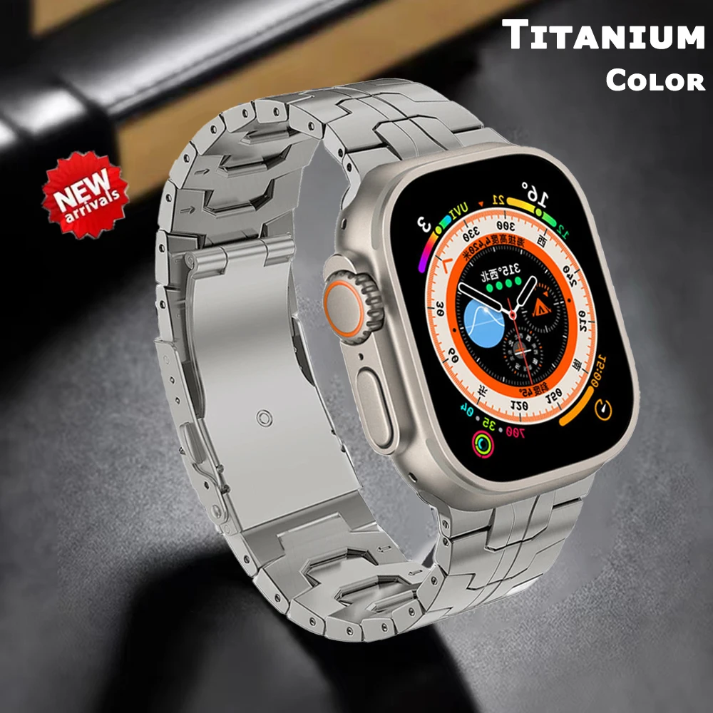 Браслет титановый для Apple Watch Ultra, люксовый металлический ремешок для iWatch Series 8 7 6 5 4 3 se, 49 мм 45 мм 44 41 мм 42 мм 38 40 мм
Браслет титановый для Apple Watch Ultra, люксовый металлический ремешок для iWatch Series 8 7 6 5 4 3 se, 49 мм 45 мм 44 41 мм 42 мм 38 40 мм